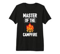 Master of The Camfire Camping Camper Adventure Nature Lover Premium T-Shirt