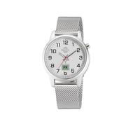Master Time Funk Quarz Damen Uhr Analog-Digital mit Edelstahl Armband MTLA-101001-42M