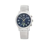 Master Time Funk Quarz Damen Uhr Analog-Digital mit Edelstahl Zugband Armband MTLA-10821-32M