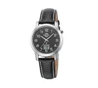 Master Time Funk Quarz Damen Uhr Analog-Digital mit Leder Armband MTLA-10577-24L