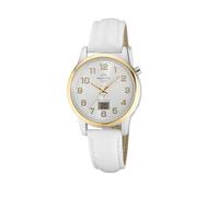 Funkuhr MASTER TIME "Basic, MTLA-10799-42L" Armbanduhren weiß Damen Quarzuhren (23302306-0)