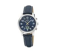 Funkuhr MASTER TIME "Super Power, MTLA-10818-32L" Armbanduhren blau Damen Quarzuhren (91977651-0)