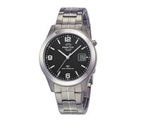 Funkuhr MASTER TIME, silber (titansilberfarben, schwarz), Armbanduhren, Herren, Armbanduhr, Quarzuhr, Herrenuhr, Titan, Datum, Leuchtzeiger (633537-0) titansilberfarben, schwarz
