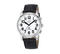 Master Time Uhren MTGA-10690-60L Sprechende Funk Herrenuhr mit Lederband