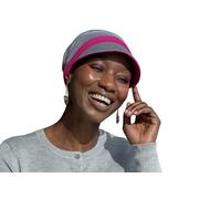 MASUMI Chemo Bio-Kopfbedeckung, Katia-Sonnenhut, Krebs-Kopfbedeckung für Frauen mit Haarausfall, Alopezie-Hüte und -Überzüge, 95 % atmungsaktiver Bambus (Farbe: Grau und Rosa), Grau / Rosa,