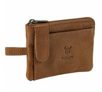 MATADOR Schlüssel Organizer Leder #CUSCO mit edler Geschenkbox, Schlüsselmäppchen, Autoschlüssel Tasche, RFID Geldbeutel für Karten, Luxus Schlüsseltasche mit mehreren Fächern, Braun Hell