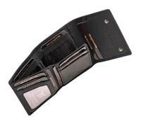 MATADOR Slim Wallet New York Leder - Kreditkartenetui mit Münzfach & RFID-Schutz - Kleiner Echtleder Geldbeutel - inkl. Geschenk-Box - Herren Portmonee für Karten & Münzen - Schwarz