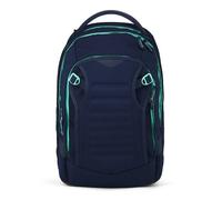 Satch Match Plus Schulrucksack, erweiterbar auf 35 Liter, ergonomisch, mit Fronttasche Ocean Mint - Blau