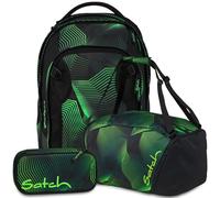 Match Plus Set Matchplus + Sporttasche + Schlamperbox MatpDufBsc-26-grün