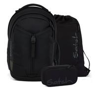 match Set aus match + Sportbeutel + Schlamperbox MatTubBsc-25-schwarz