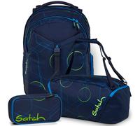 match Set aus match + Sporttasche + Schlamperbox MatDufBsc-25-blau