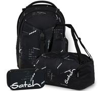 match Set aus match + Sporttasche + Schlamperbox MatDufBsc-25-schwarz