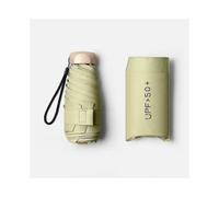 (Matcha Green)Sun Umbrella Mini-Portable Pocket Sun Protection UV Protection Sun Umbrella rain or Shine Dual-use Umbrella Sun Umbrella