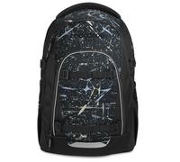 MATE Schulrucksack Reflective Splash-schwarz