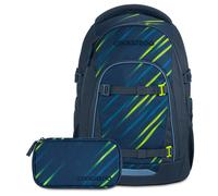 Coocazoo Schulrucksack-Set MATE + Mäppchen MatMap26 2tlg Blau