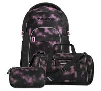 Southbag coocazoo Mate Schulrucksack-Set 3tlg inkl. Schlamperbox und Sporttasche (Pink Illusion V2)