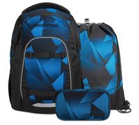 coocazoo MATE Set aus MATE + Turnbeutel + Mäppchen MatTubMap26 Electric Ice