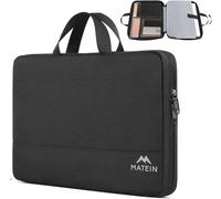 MATEIN Laptoptasche 14 Zoll, Laptophülle 14 Zoll Wasserdicht, Laptop Tasche mit Griff, Laptop Bag für Macbook Pro Hülle M5-M1, Lenovo HP Dell ASUS, Notebook Tasche für Arbeit, Büro, Reise, Schwarz