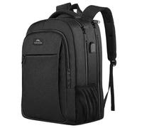 MATEIN Rucksack Herren, Groß Laptop Rucksack 17,3 Zoll Schulrucksack Laptoptasche mit Anti Diebstahl, Laptop Backpack Reiserucksack TSA für Business Arbeit Reisen Teenager College Tech Damen, Schwarz