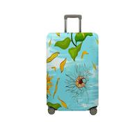 Mateju Kofferschutzhülle Elastisch Kofferhülle, 3D Gerbera Cover Reisekoffer Hülle Trolley Case Schutzhülle Luggage Cover Waschbare Staubdichte Kofferbezug18-32 Zoll (Blatt,XL)
