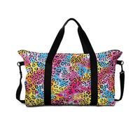 Mateju Reisetasche, 30L Sporttasche mit Abnehmbar Schultergurt,Drucken Textur, Faltbare Leicht Handgepäck Tasche (Textur 6,56.5x6.3x12.99cm)