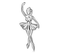 MATERIA by Matthias Wagner Ballerina Anhänger Tänzerin 925 Sterling Silber mit Tutu inklusive Schmuckbox KA-260