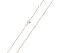 MATERIA by Matthias Wagner Herz Kette Damen - 925 Silber Halskette Choker in silber oder vergoldet 42-45cm