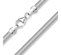 Materia Damen Halskette Collier Silber 925 flach 45cm K50_45cm