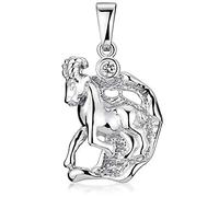 MATERIA Damen Kettenanhänger Sternzeichen Steinbock aus 925 Sterling-Silber KA-473