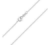 Materia Feine Ankerkette 925 Sterling Silber - 1,2mm Halskette silber in 80 cm K30-80cm
