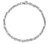 Materia Herren Armband 925 Silber 19cm Ankerkette 2,9mm massiv SA-140-19cm