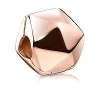 MATERIA Schmuck Rosegold Beads Clip Stopper 925 silber - Damen Anhänger geometrisch 1676