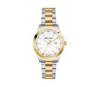 Mathey-Tissot Analoge Herren-Armbanduhr mit silberfarbenem Zifferblatt, D450BI_SMU