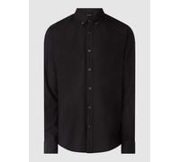Matinique Regular Fit Business-Hemd aus Oxford Modell 'Jude' in Black, Größe XS