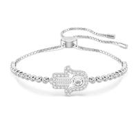 Matrix Armband, Hand, Weiß, Rhodiniert OS