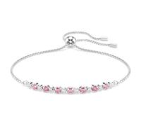 Matrix Armband, Rundschliff, Rosa, Rhodiniert OS