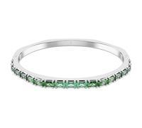 Matrix Armreif, Baguette-Schliff, Achteckform, Grün, Rhodiniert L