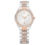 Matrix date Uhr, Schweizer Produktion, Metallarmband, Roséfarben, Metallmix OS