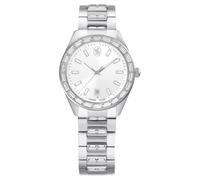 Matrix date Uhr, Schweizer Produktion, Metallarmband, Silberfarben, Edelstahl OS