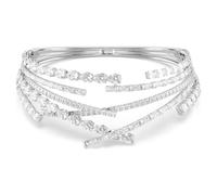 Matrix Halsband, Verschiedene Schliffe, Weiß, Rhodiniert OS