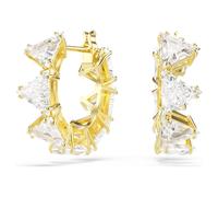 Matrix Kreolen, Trilliant-Schliff, Dreieck, Mini, Weiß, Goldlegierungsschicht OS