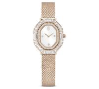 Matrix Octagon Uhr, Metallarmband, Goldfarben, Champagne-vergoldetes Finish