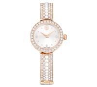 Matrix pearl bangle Armreifuhr, Schweizer Produktion, Kristallarmband, Roségoldfarbenes Finish OS