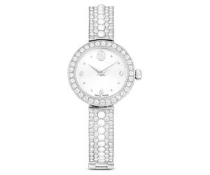 Matrix pearl bangle Uhr, Schweizer Produktion, Kristallarmband, Weiß, Edelstahl OS