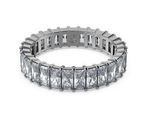 Matrix Ring, Baguette-Schliff, Grau, Rutheniert 52