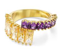 Matrix Ring, Verschiedene Schliffe, Mehrfarbig, 18K Goldbeschichtet 60