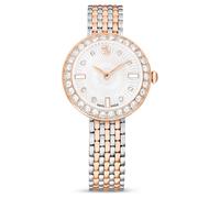 Matrix tennis 7-link Uhr, Schweizer Produktion, Metallarmband, Roséfarben, Metallmix OS