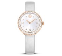 Matrix tennis Uhr, Schweizer Produktion, Lederarmband, Grau, Roségoldfarbenes Finish OS