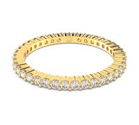 Matrix Vittore Ring, Rundschliff, Weiß, 18K Goldbeschichtet 48