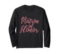 Matron of Honor, Junggesellinnenabschied, Brautparty, dazu Langarmshirt